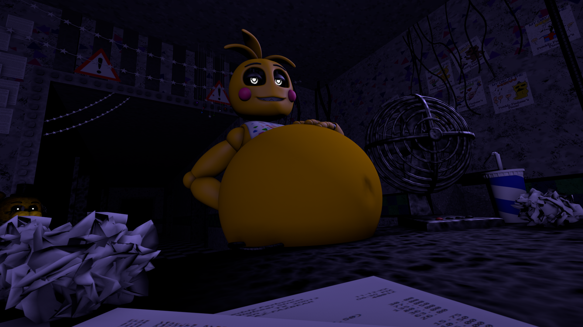 Lovetaste Toy Chica Air Tank Inflation 2 by Ryguy555 on DeviantArt