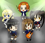 K-on Chibi on stage by Nome-chan