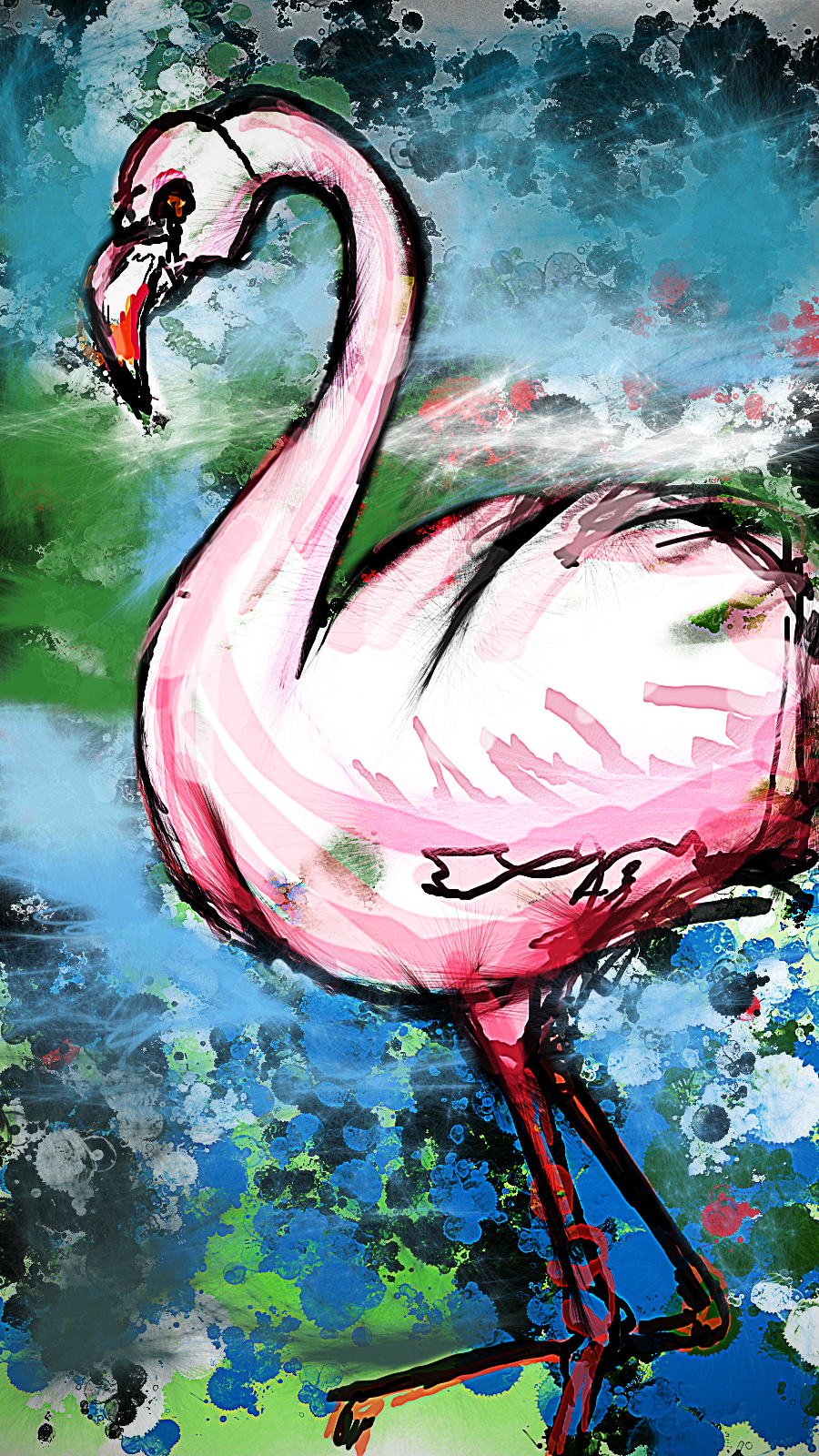 ThoughtART Flamingo