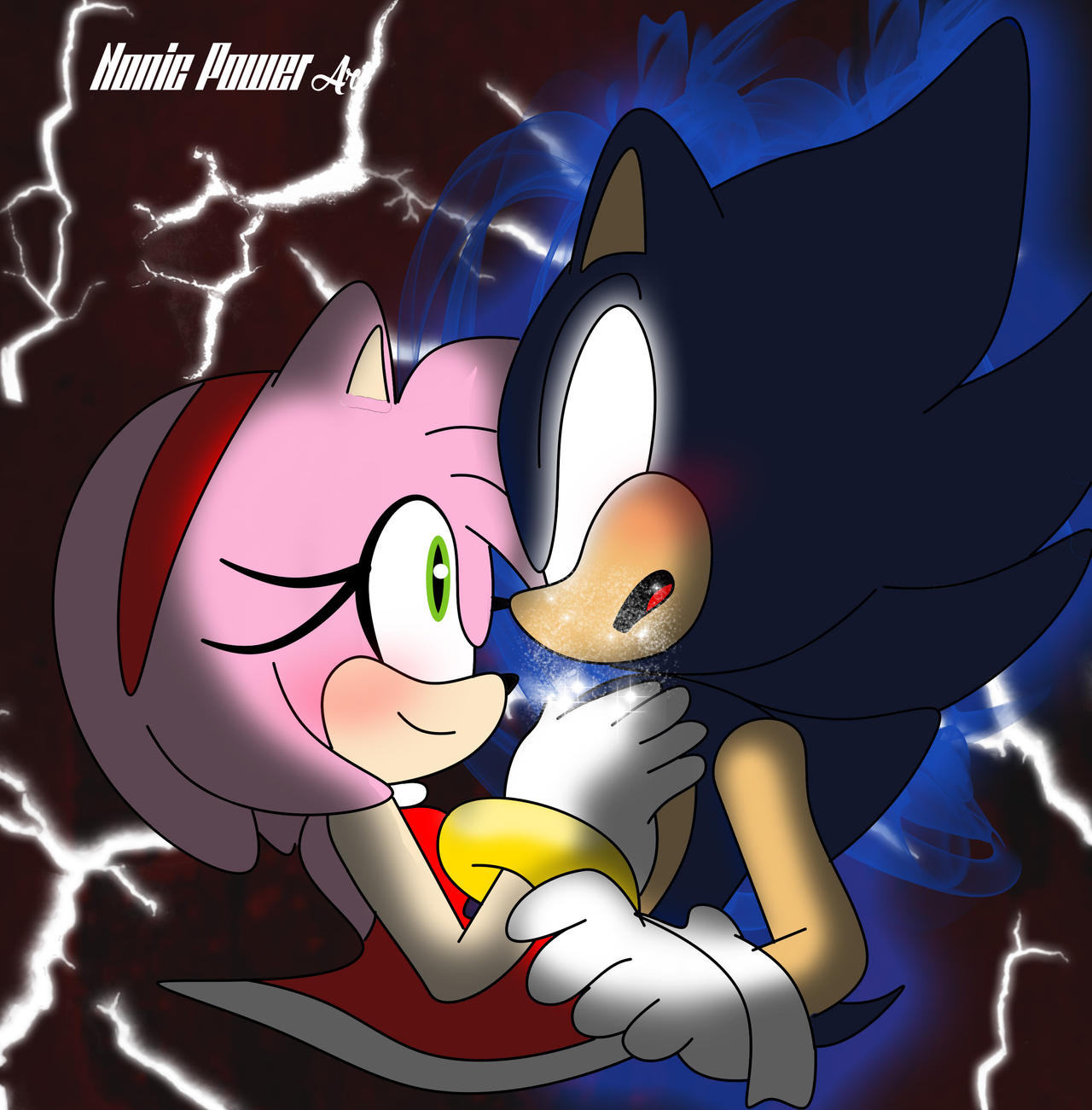 Sonic and Amy VS DeviantArt 