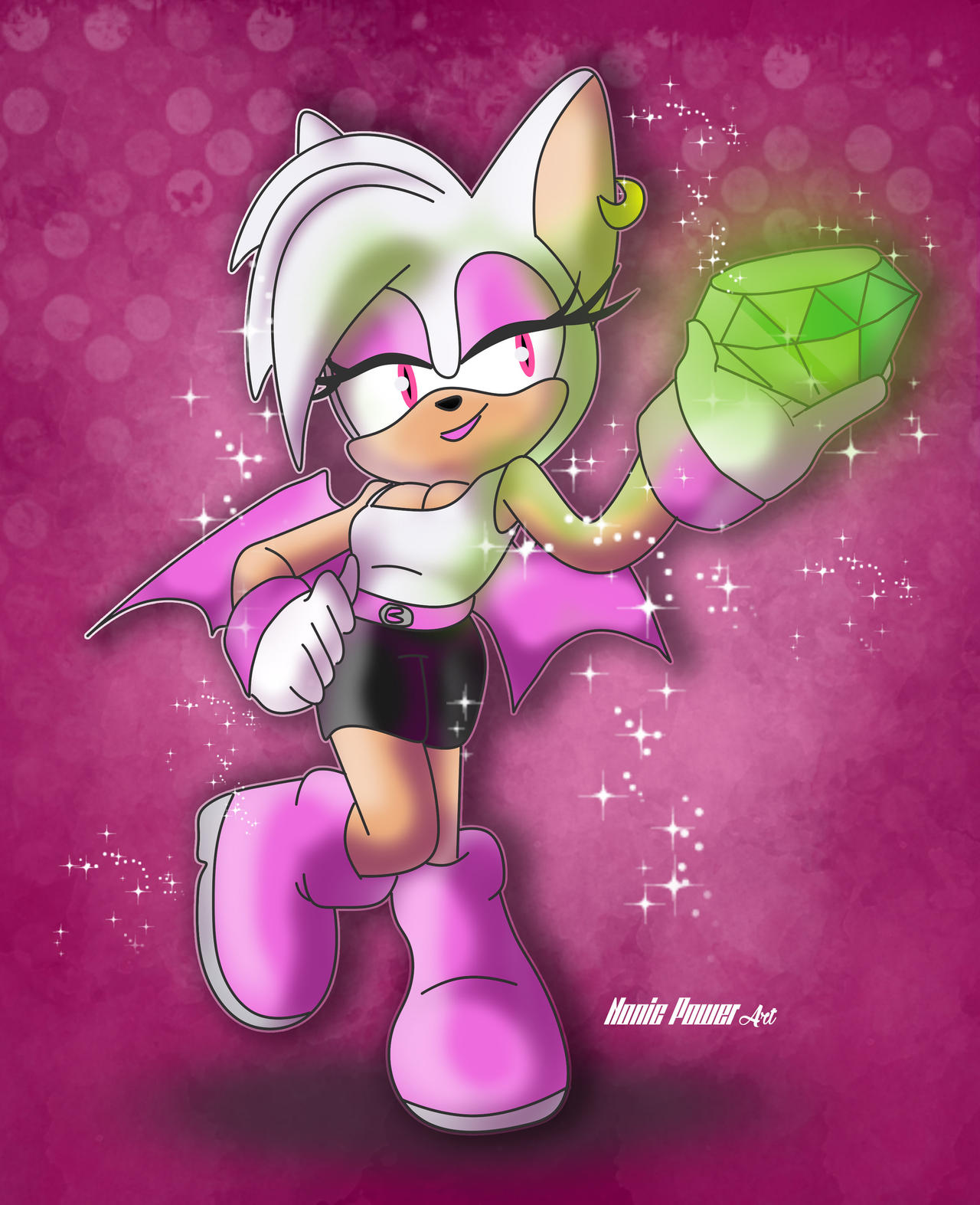 Deviantart Rouge Cream Rouge Concept by Nonic Power by NonicPower on DeviantArt
