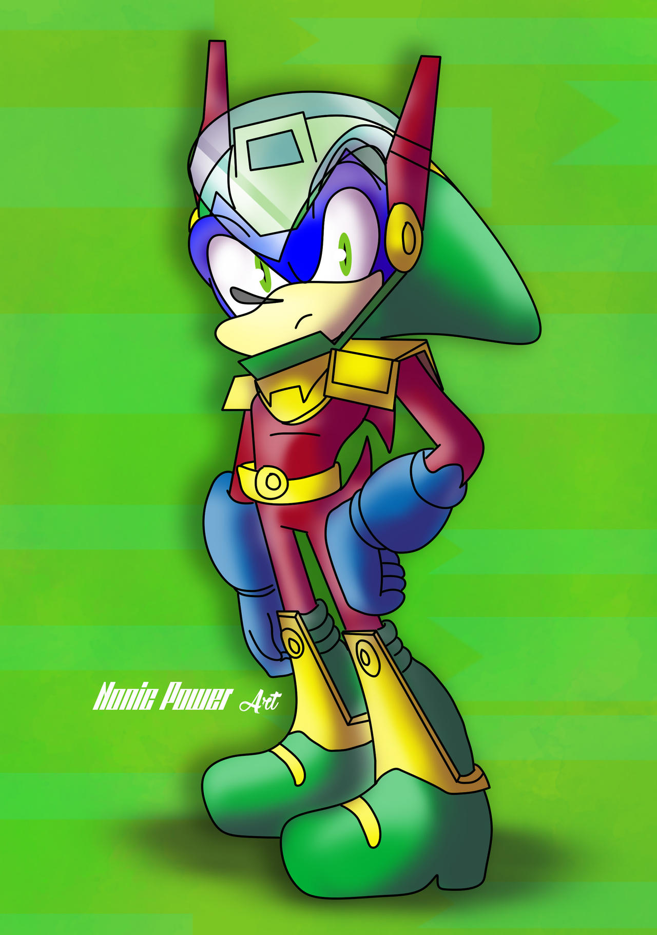 Zone Cop Zonic the Zone Cop by Nonic Power by NonicPower on DeviantArt