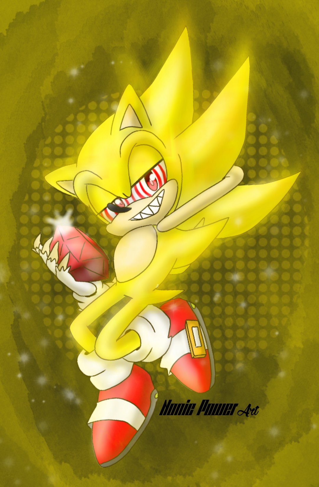 SONIC EXE AND FLEETWAY SONIC GO ON DEVAINT ART 