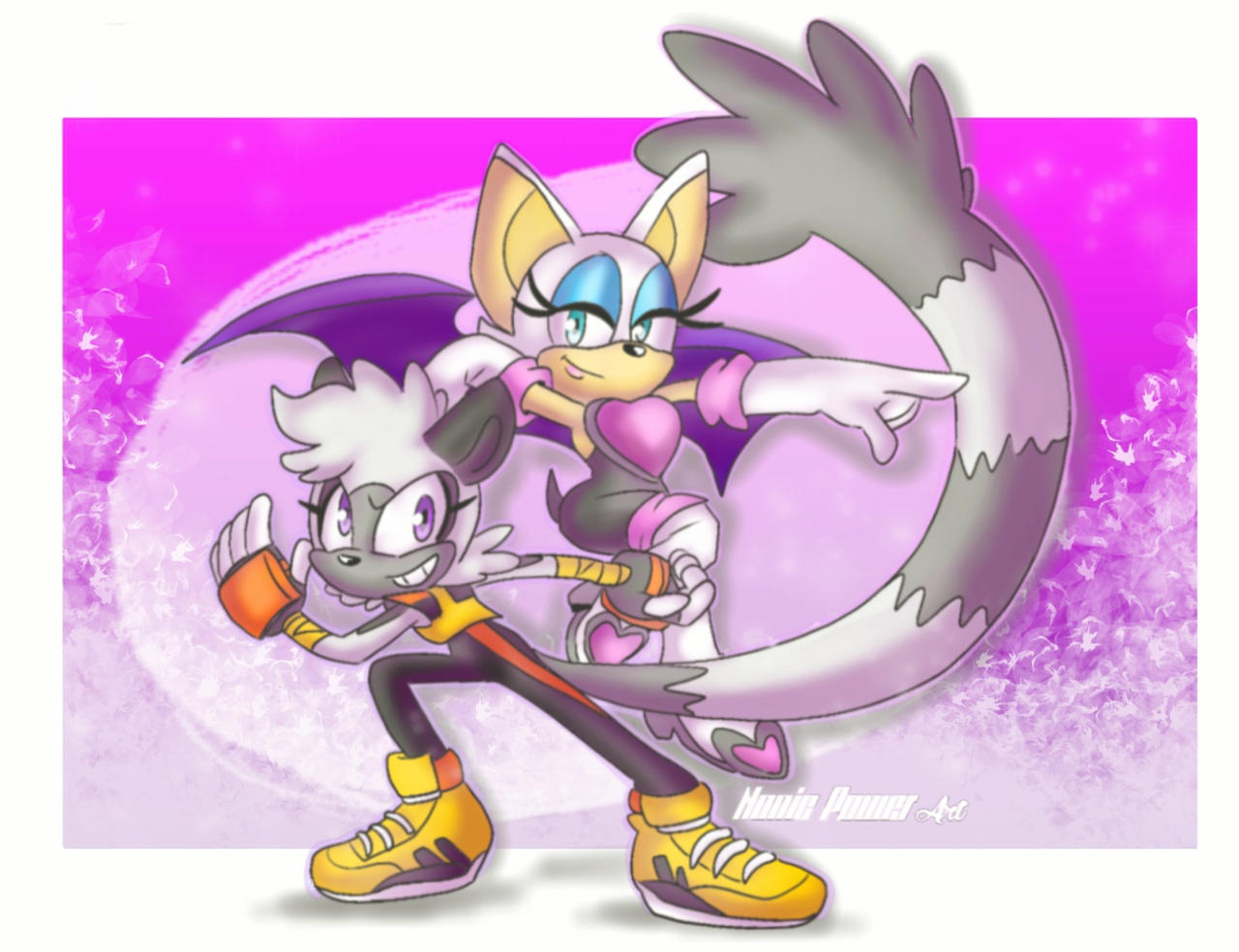 It's time for Rouge and Tangle by Nonic Power by NonicPower on DeviantArt