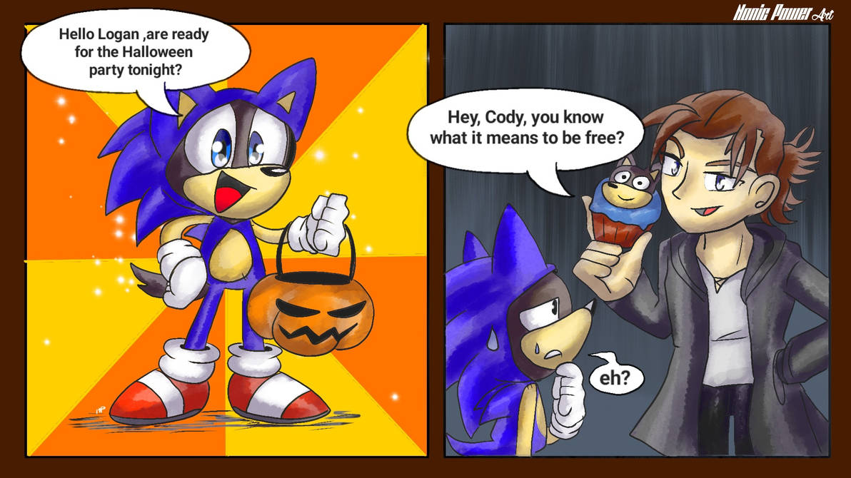 Comm_Halloween comic by Nonic Power by NonicPower on DeviantArt