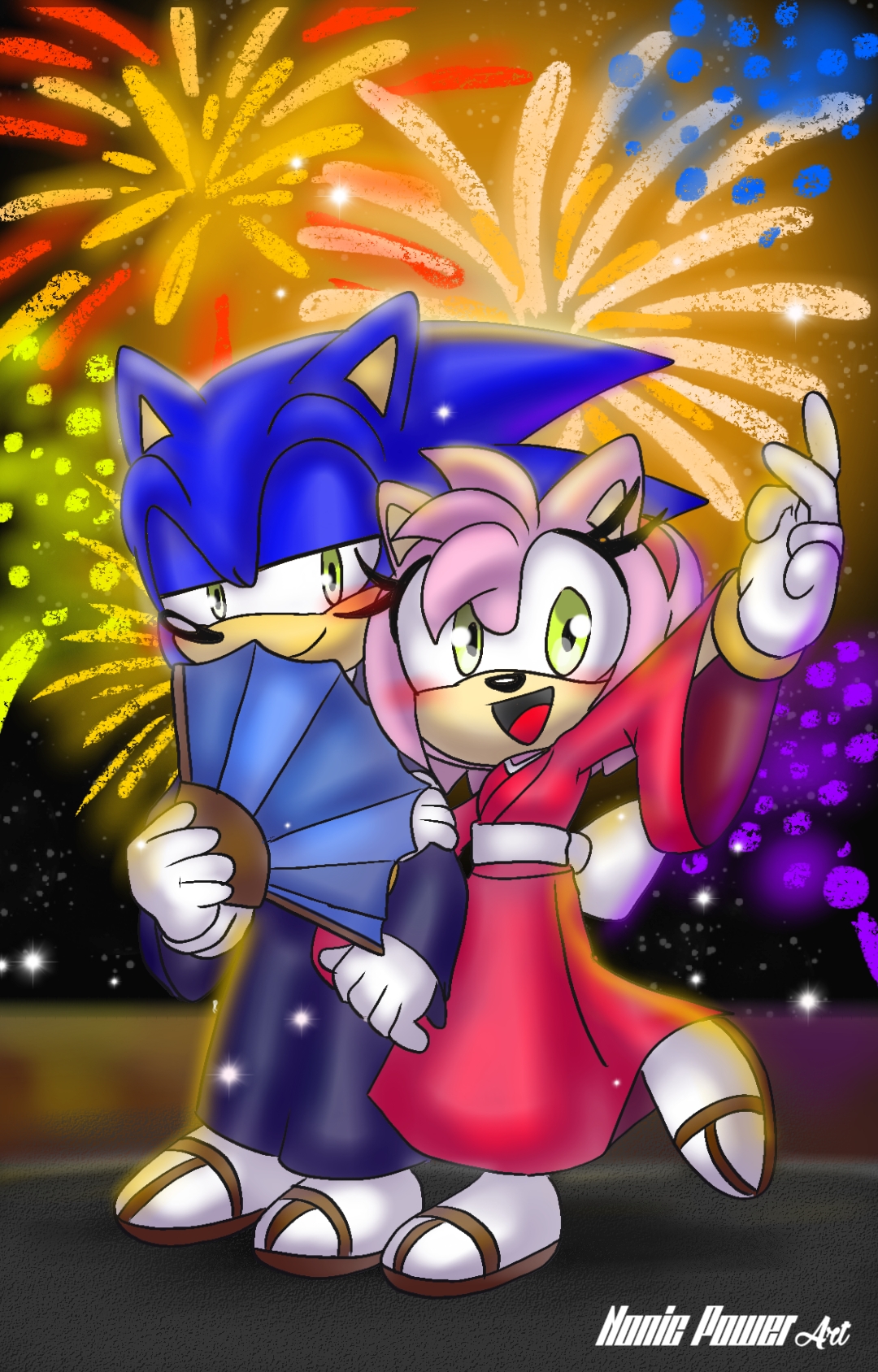 Family SonAmy by SirinaTheHedgehog on DeviantArt