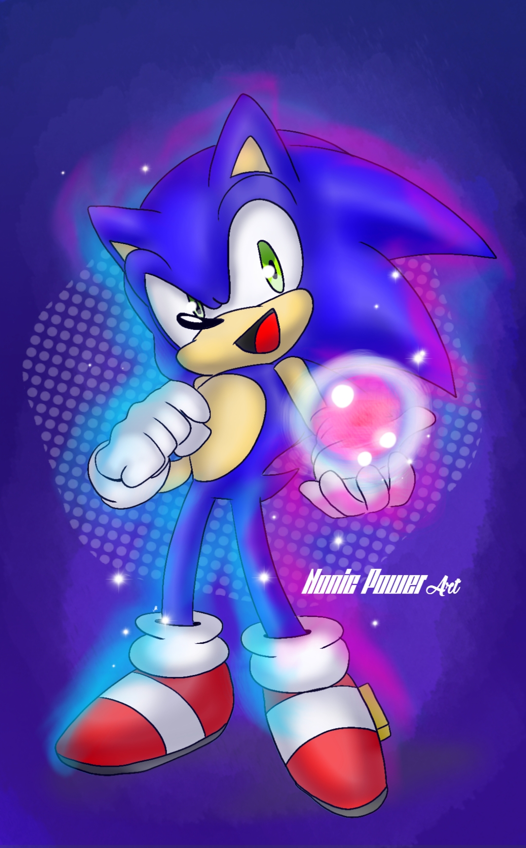 Download Sonic the Hedgehog Fan Art: A Colorful Dreamworld Wallpaper