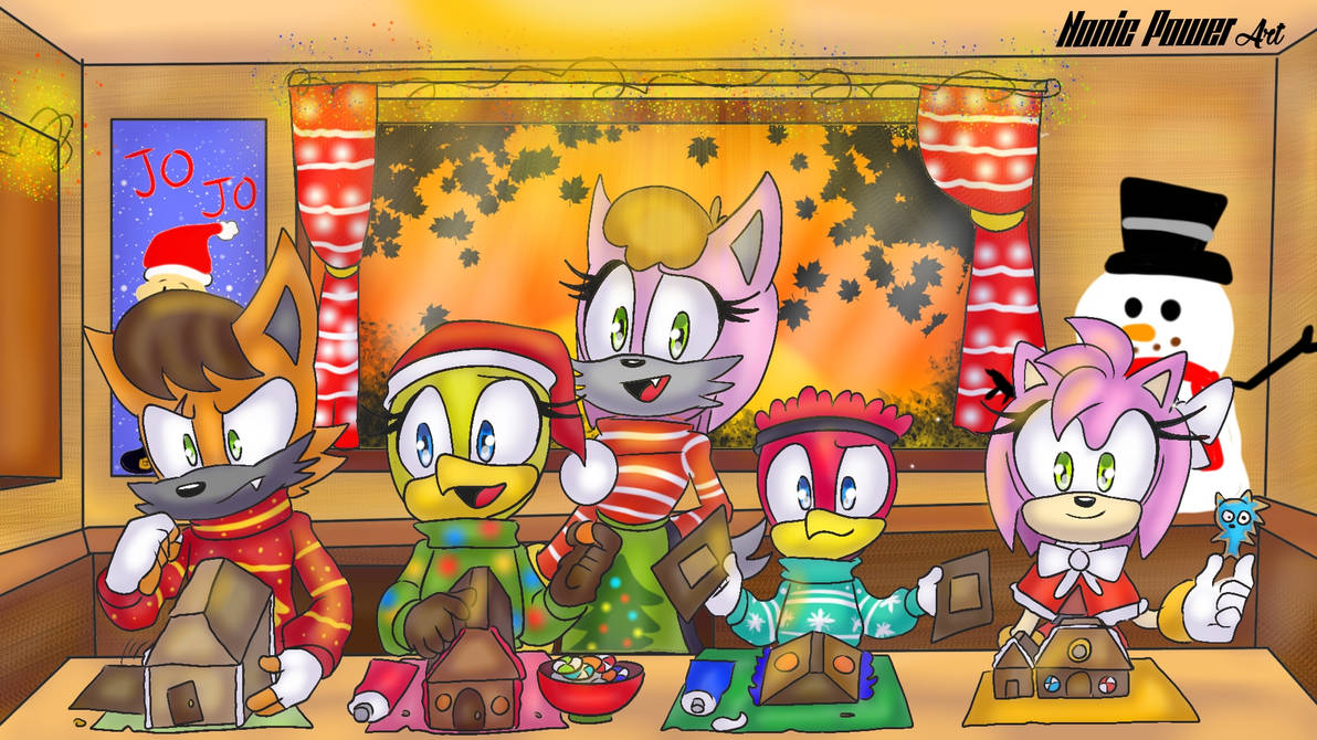 Gingerbread Power Rangers Gift: Ready to make gingerbread houses by NP by NonicPower on DeviantArt