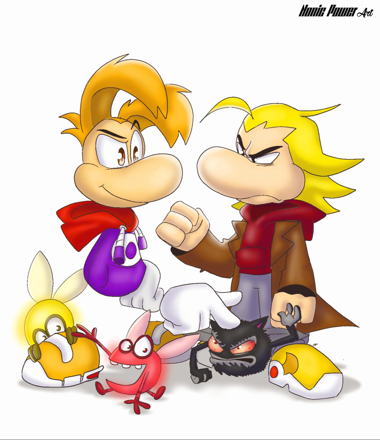 Rayman and Ramon by Nonic Power by NonicPower on DeviantArt