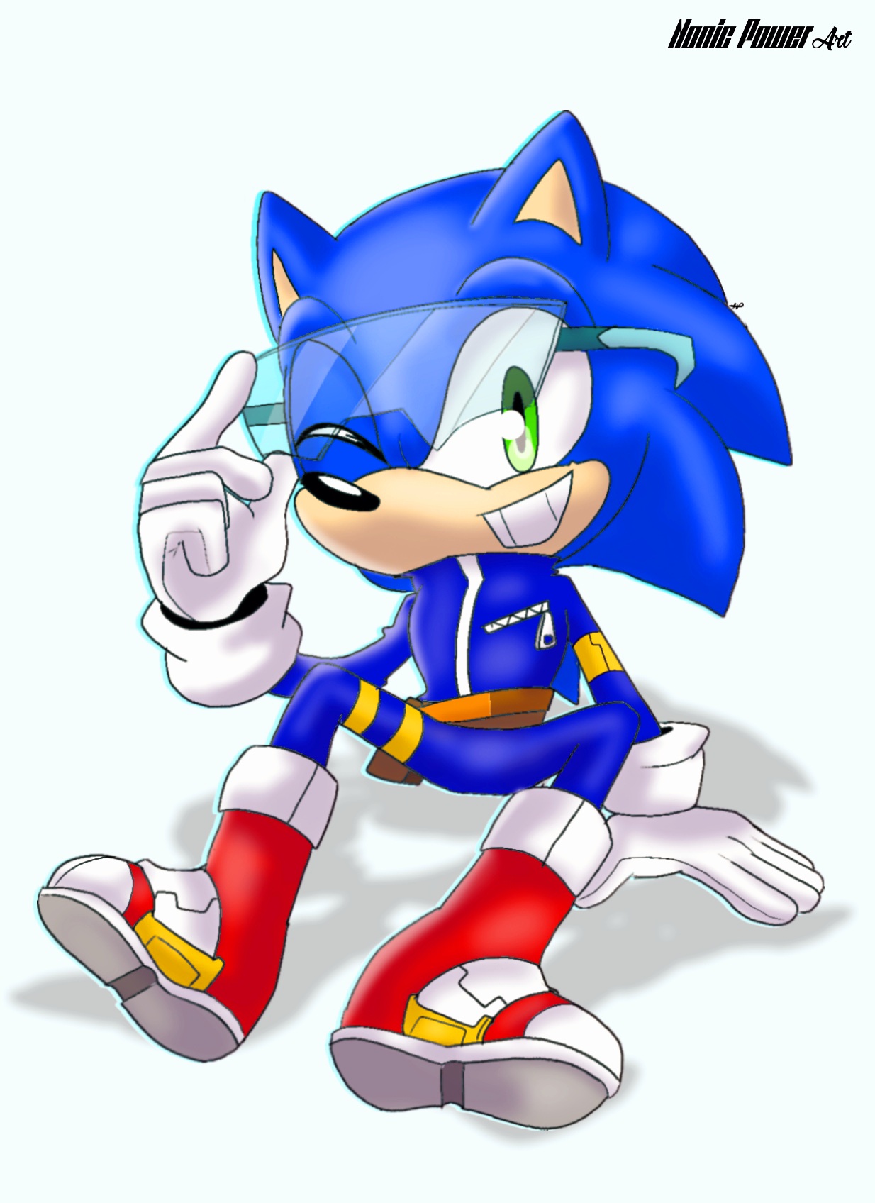 Sonic Riders Fit Sonic Riders Sonic by Nonic Power by NonicPower on DeviantArt