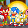 Sonic Tails and Knuckles Movie Sick by JocelynMinions on DeviantArt