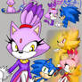 Sketch Page Blaze and Sonic by Nonic Power
