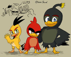 Sketch Page Angry birds by Nonic Power
