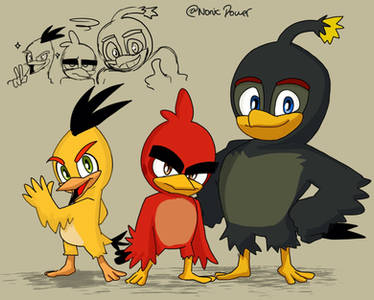 Sketch Page Angry birds by Nonic Power