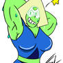 Peridot Muscle Pose