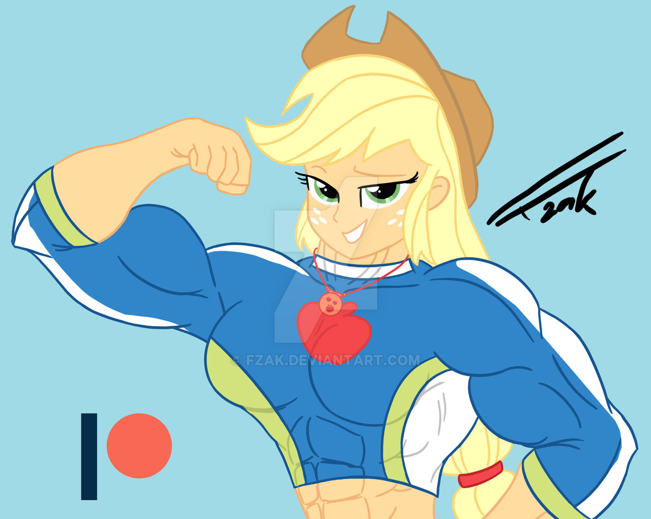 Applejack Man Applejack Muscle FanArt Patreon Exclusive by Fzak on DeviantArt