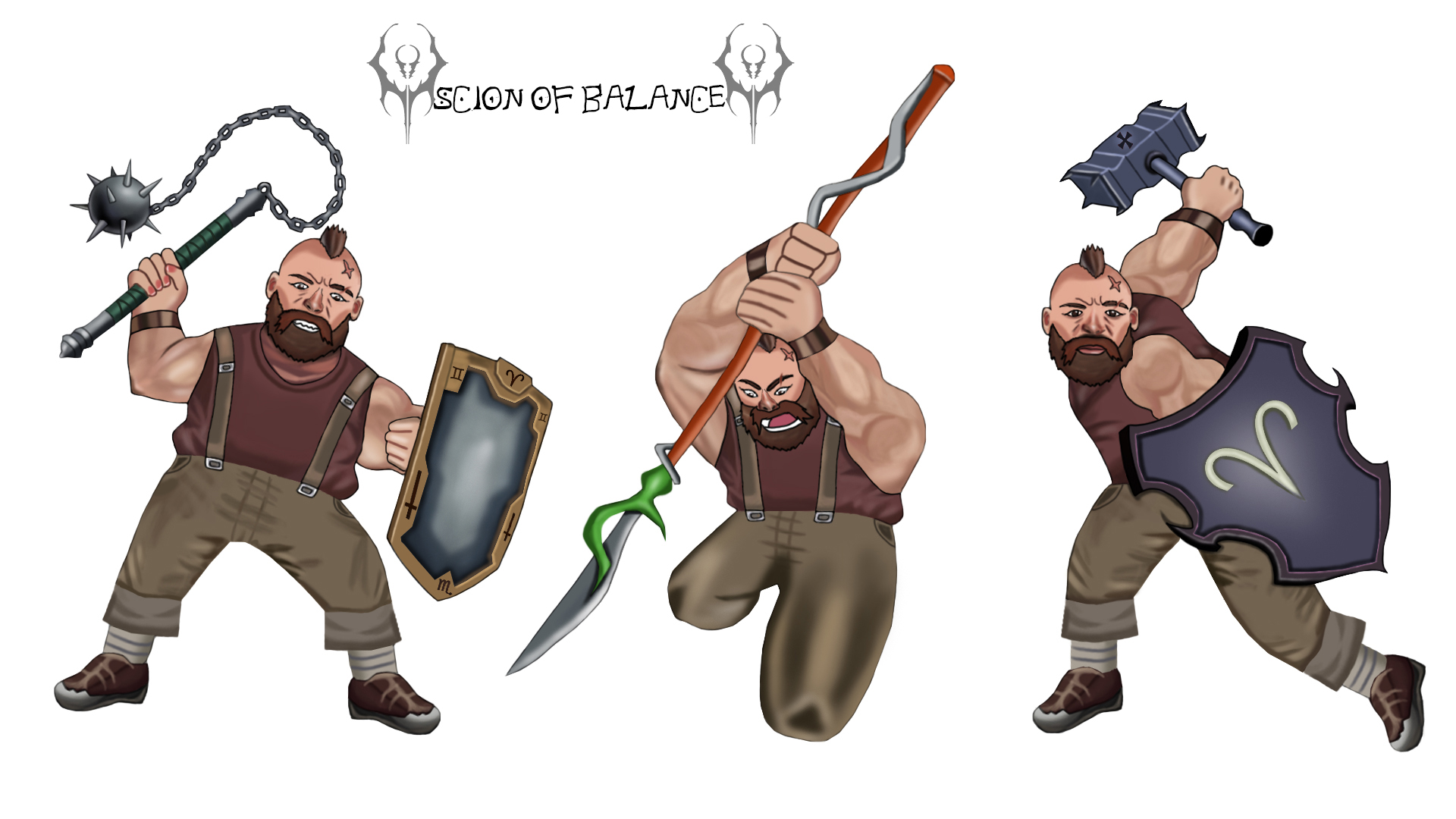 Dwarf Reference Dwarf character dynamic Poses by ScionofBalance666 on DeviantArt