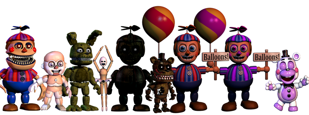 Little animatronics generation by ThePuppetBB on DeviantArt