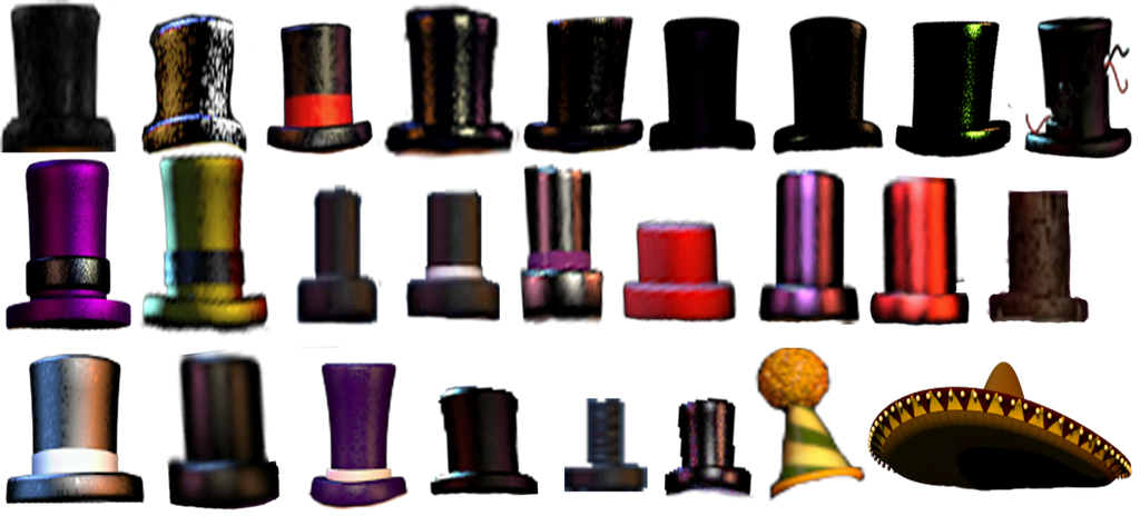 FNAF All Hat Resource By ThePuppetBB On DeviantArt