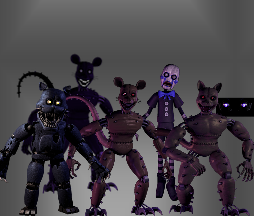 The Obliterated Animatronics. by xXxMLGFNAFxXx on DeviantArt