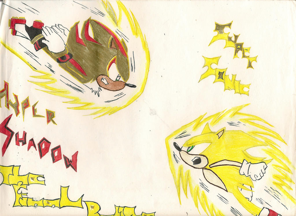 Super Sonic Vs Hyper Shadow By Dbjc13 On DeviantArt super-sonic-vs-hyper-shadow-by-dbjc13-on-deviantart