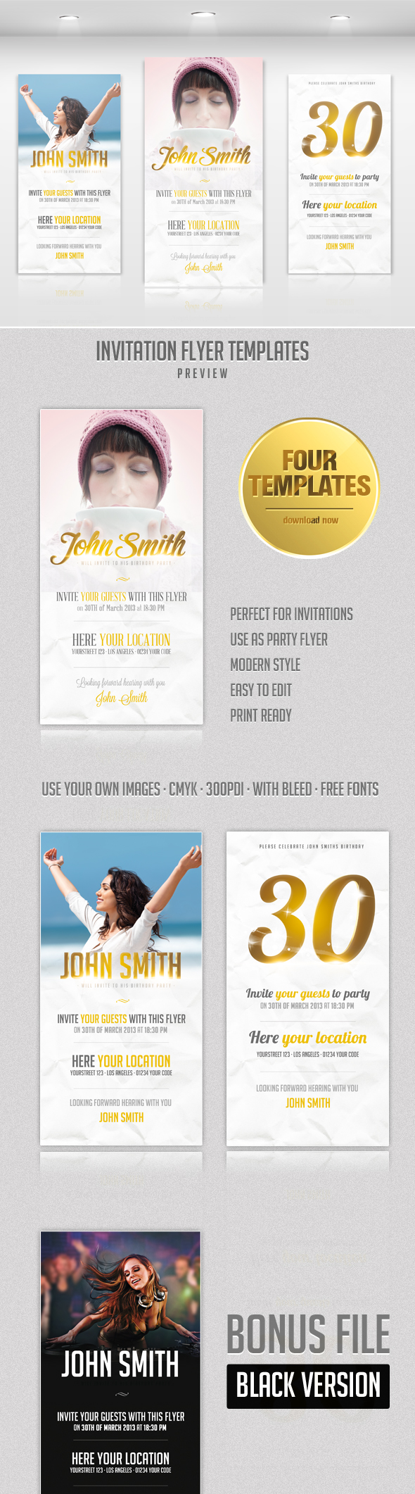 Invitation - Flyer Template