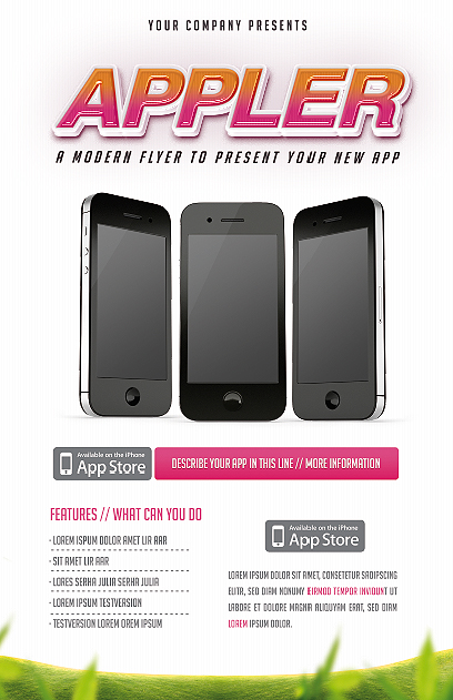 Free App Flyer Template