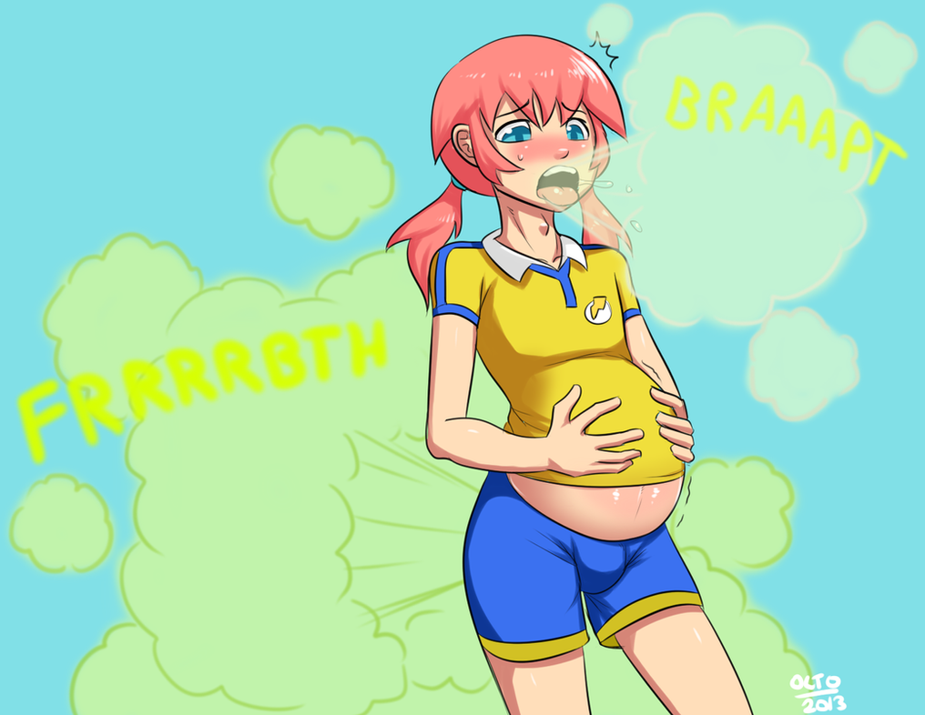 Octoboyda Inflation Gassy Kirino Ranmaru by OctoboyDA on DeviantArt