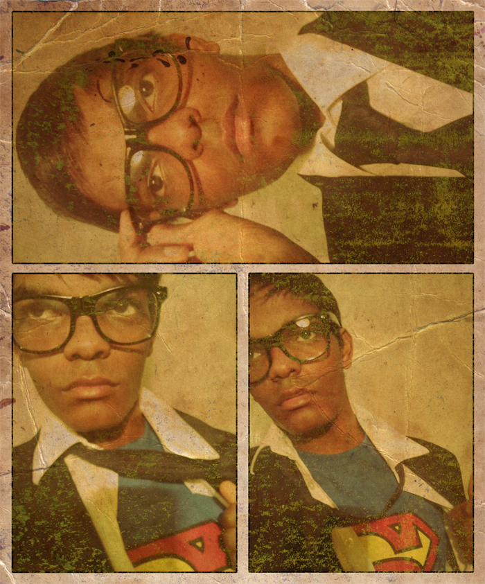 Clark Kent cosplay xD