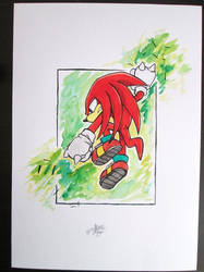 Knuckles in watercolour