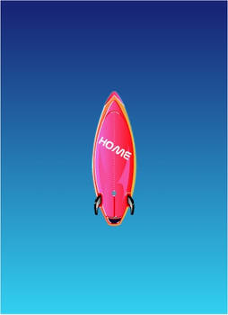 Surfboard Button Icon v2