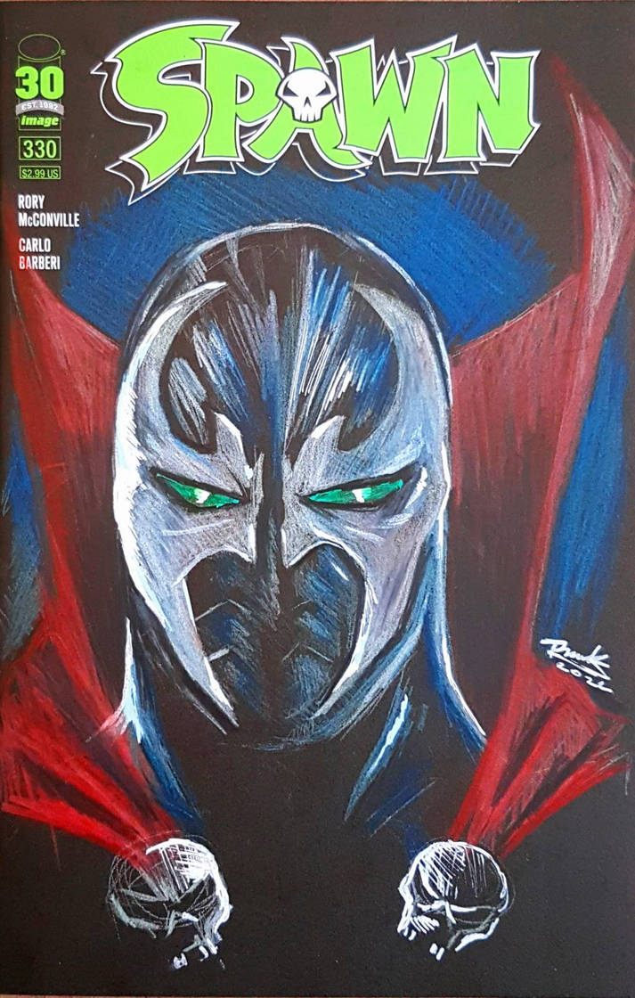 Spawn Illustrator Spawn Blank Cover Art by berkillustrator on DeviantArt