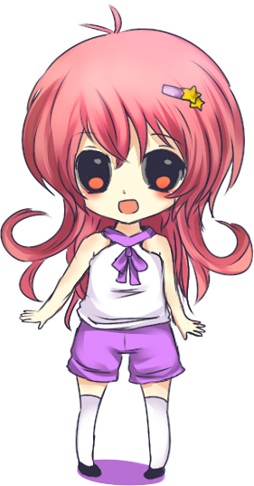 purple chibi