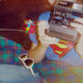 Superman is taking photos