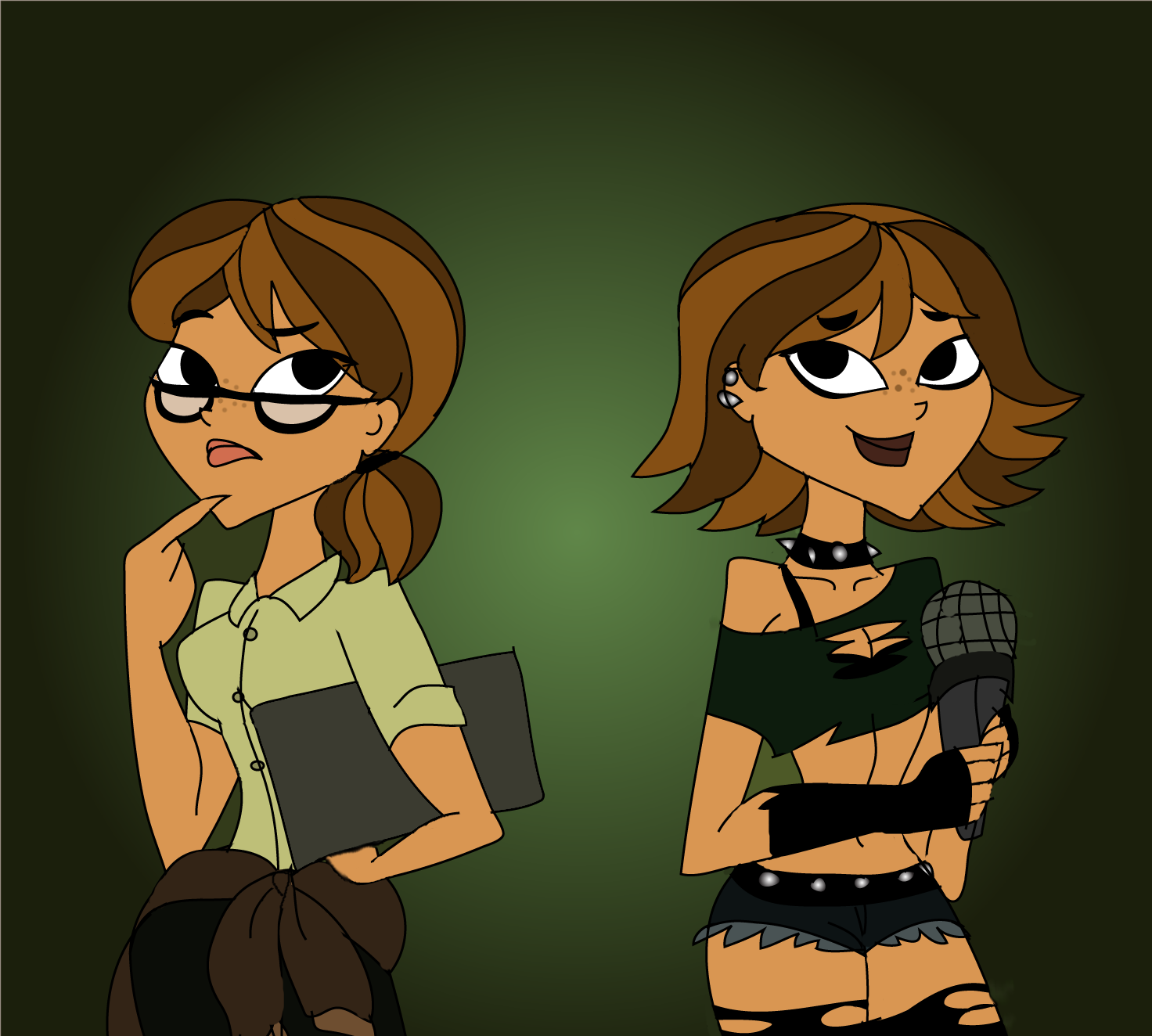 Deviantart Backup Singer TD AU: The Band Manager/Backup Singer by PurfectPrincessGirl on DeviantArt