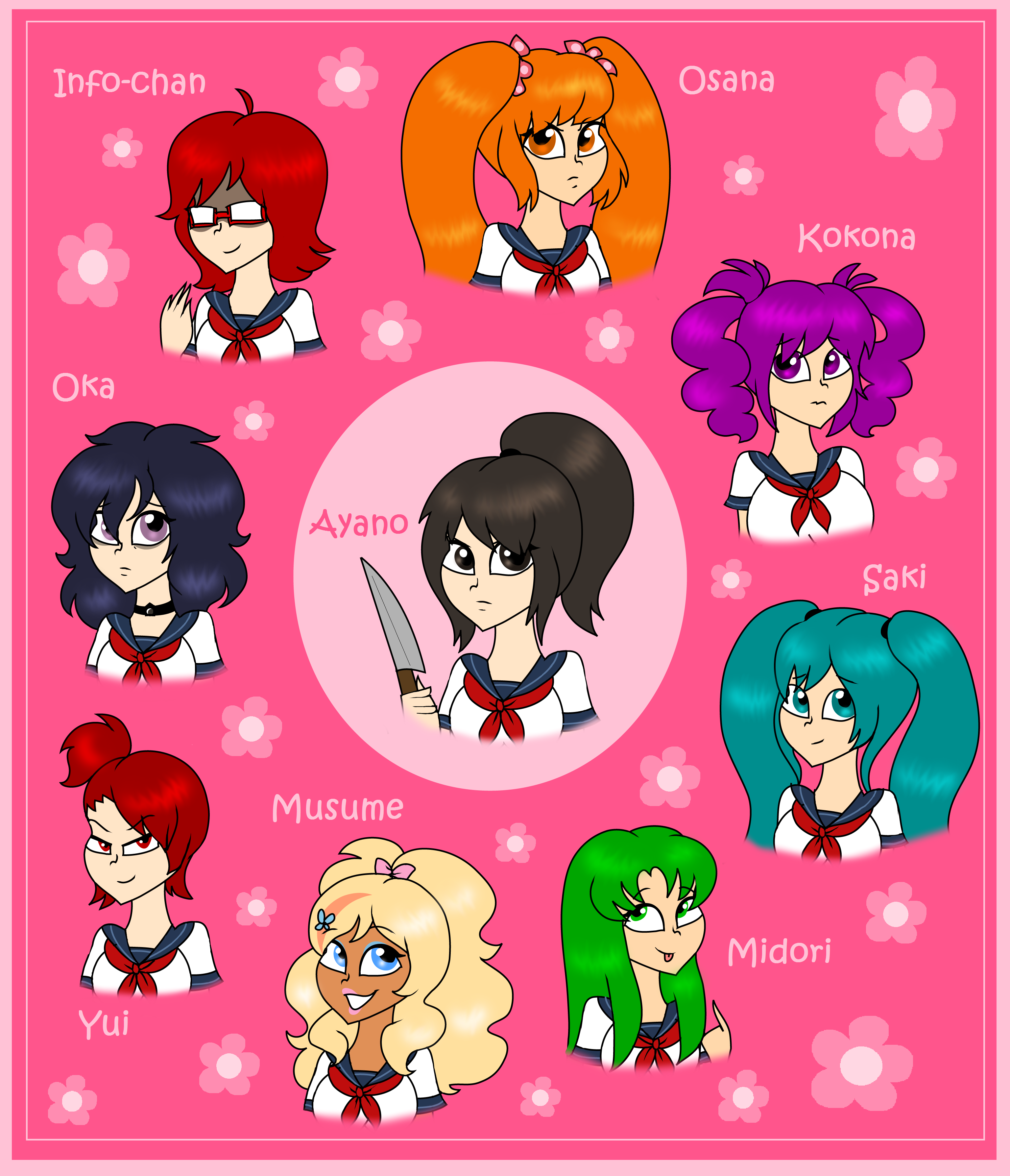 Yandere Simulator Ladies