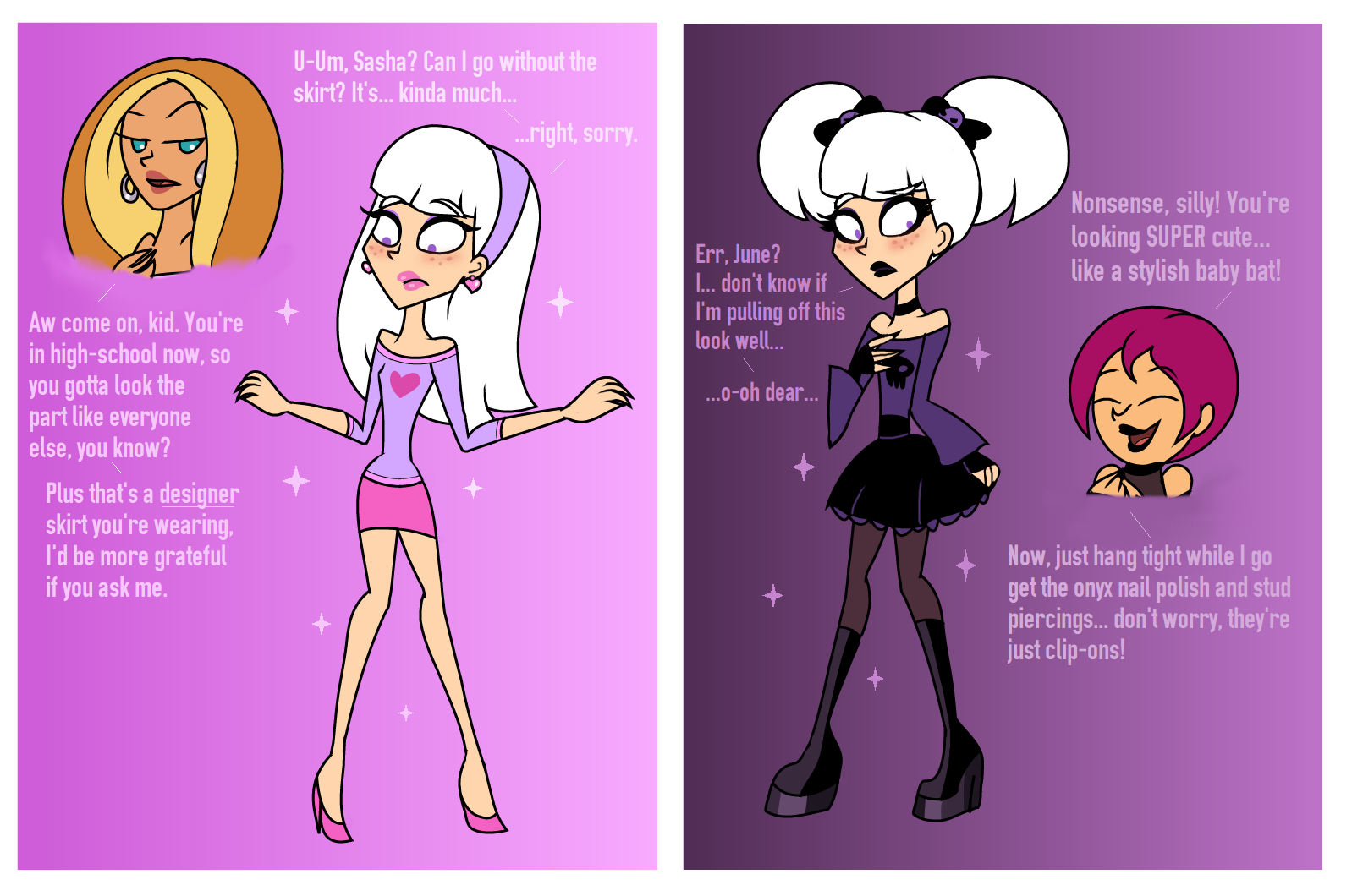 Makeover Machine Girl Deviantart The Makeover Sisters by PurfectPrincessGirl on DeviantArt