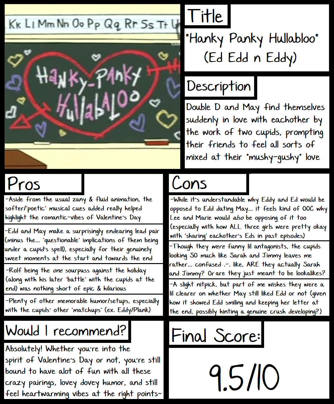 Pros and Cons: Hanky Panky Hullabloo by PurfectPrincessGirl on DeviantArt
