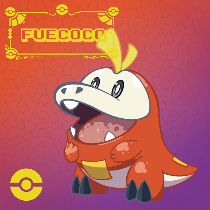 Fuecoco by Jazwind on DeviantArt