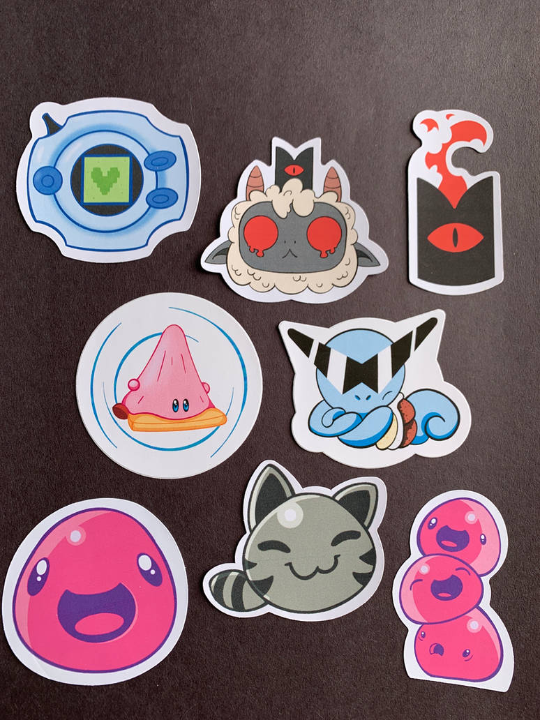 Fan art stickers Cute set by Jazwind on DeviantArt