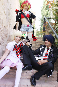 Ao no Exorcist- Shura, Shiemi, Rin