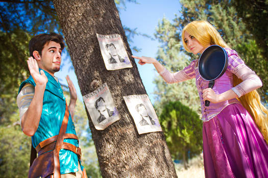 Rapunzel and Flynn Rider