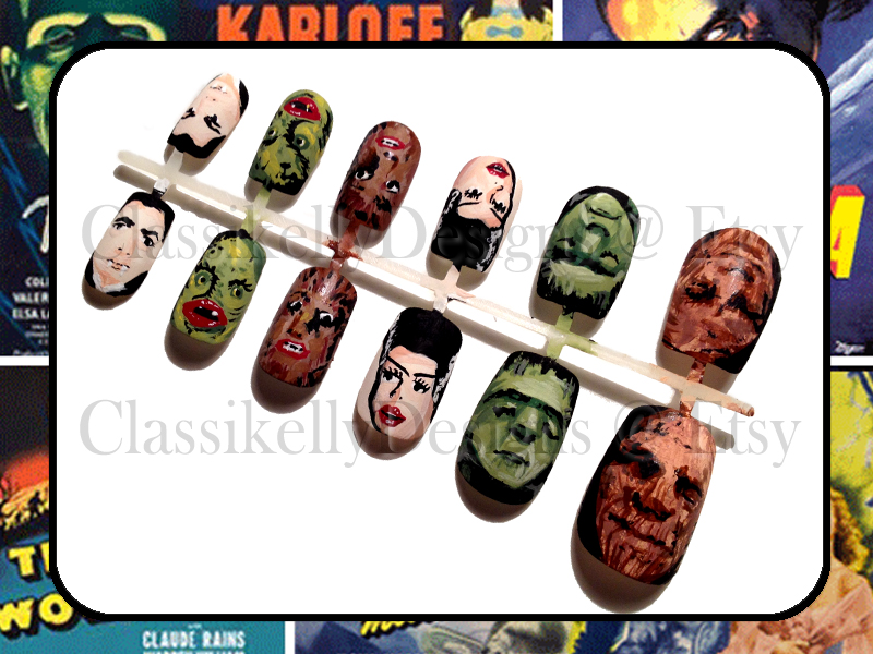 Classic Horror Nail Set