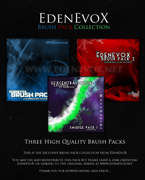 EdenEvoX Brush Pack Collection