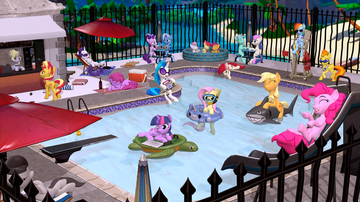 Pool Party by OwlPirate on DeviantArt