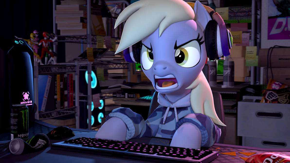 Derpy Gaming by OwlPirate on DeviantArt