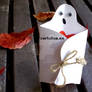 Handmade Halloween invitation