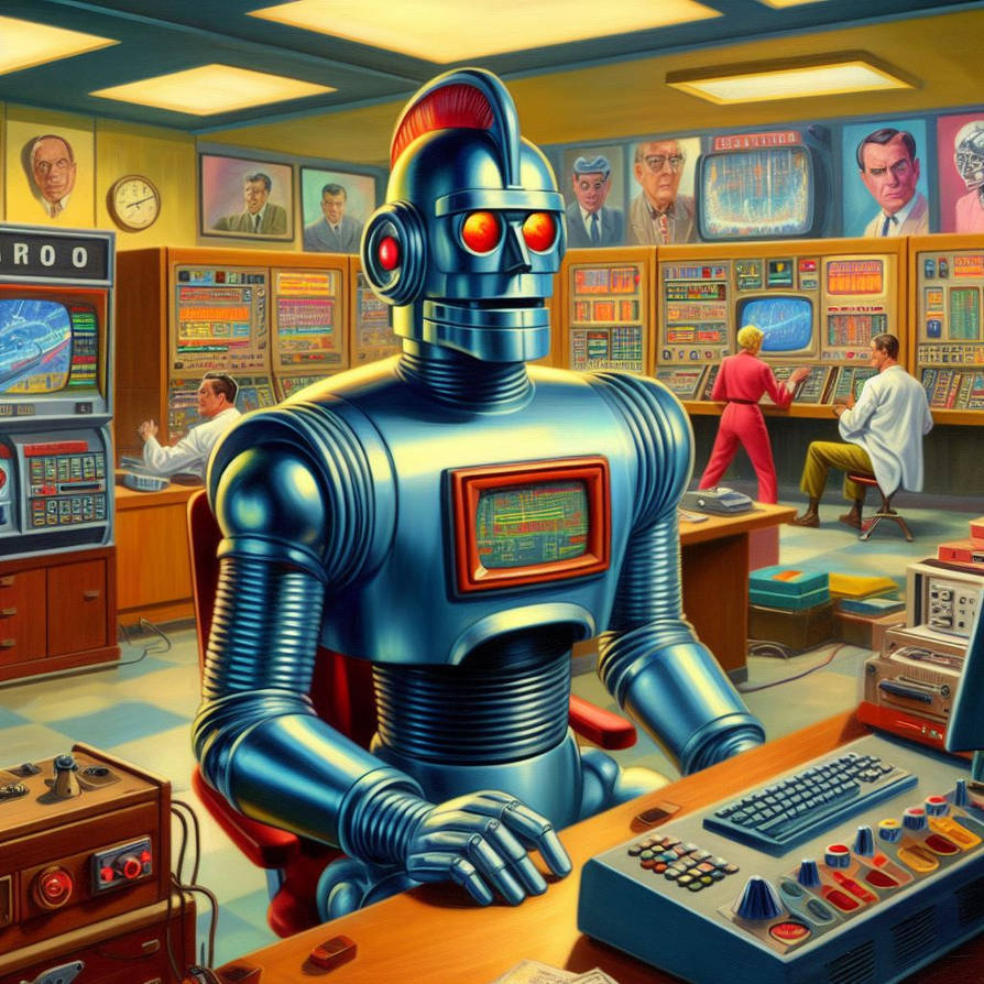 Retro Robots (8) by SLIKSTER on DeviantArt