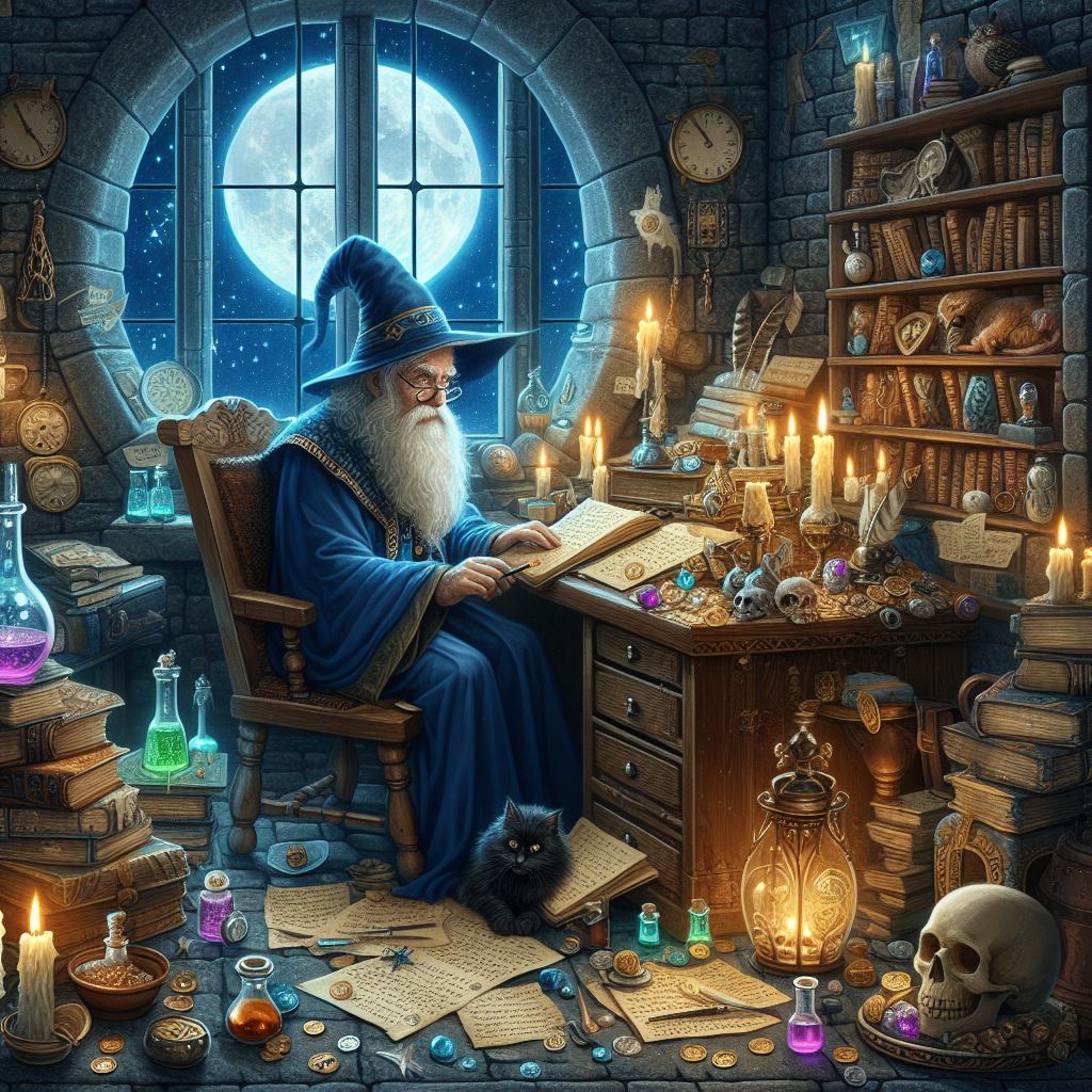 Blue Wizard (5) by SLIKSTER on DeviantArt