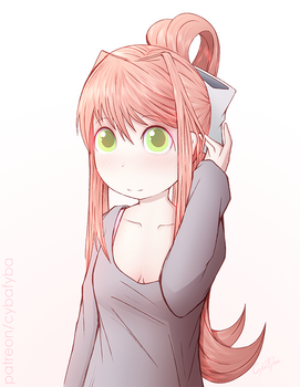Just Monika being cute